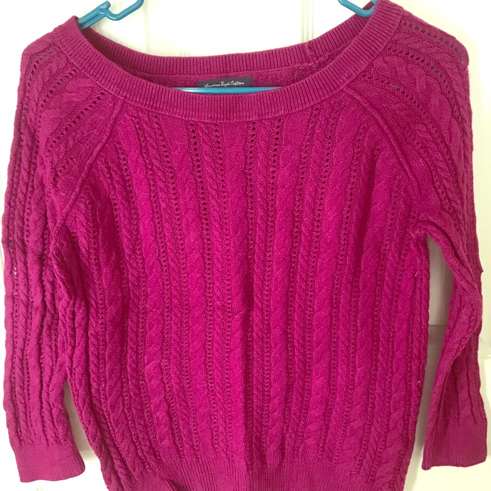 American Eagle Cable Knit Sweater